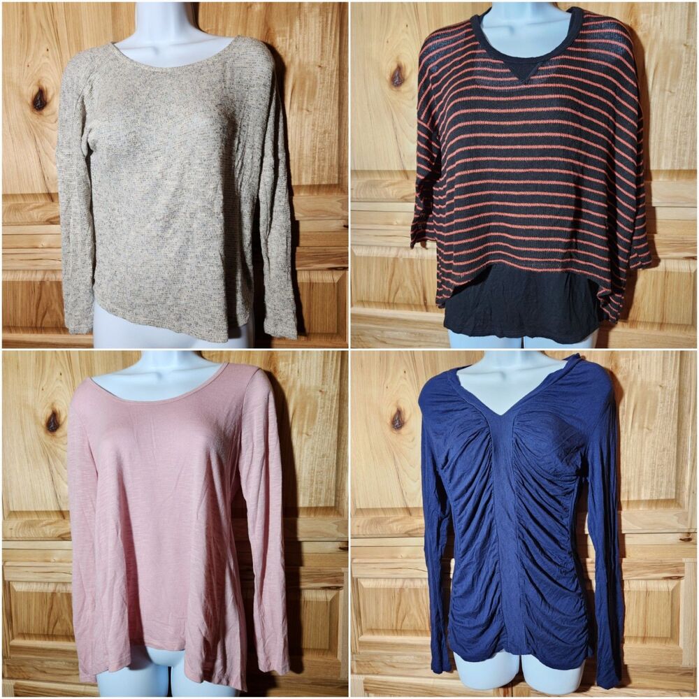 Women’s Tops Bundle – Size Small (4 Pieces, Mixed Brands)